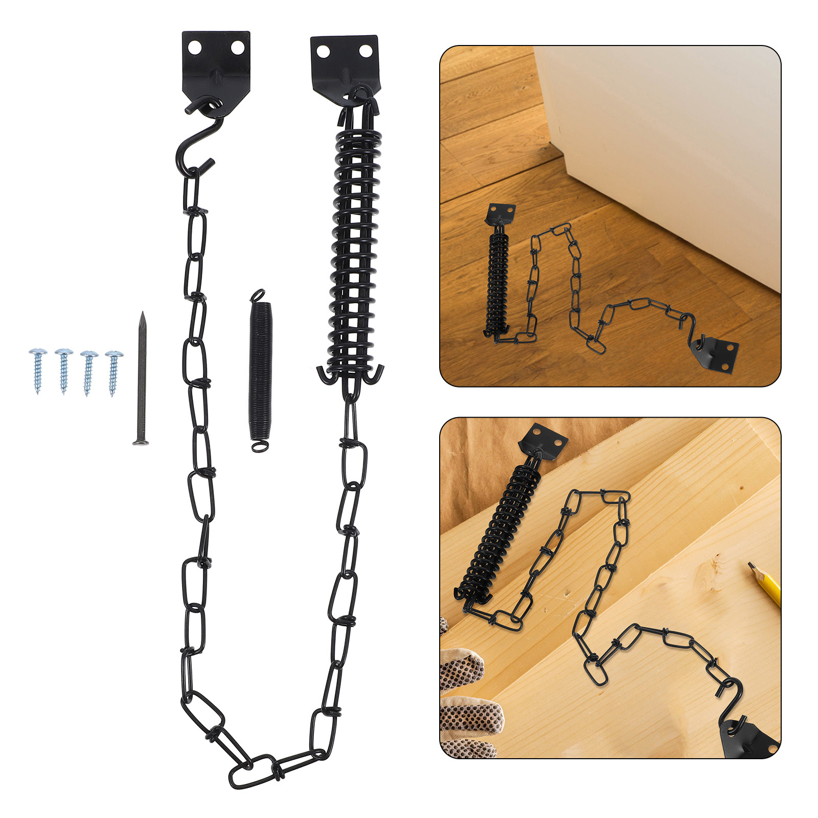 Security Chain Door - 2 Set di Catene Antivento per