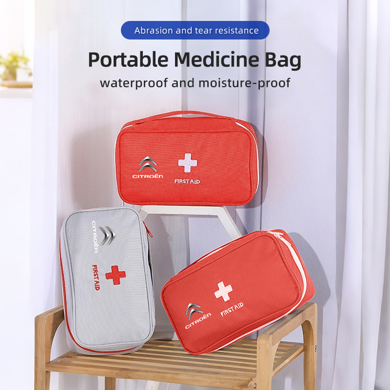 First Aid Bag Kit - Kit medico portatile per auto, mini