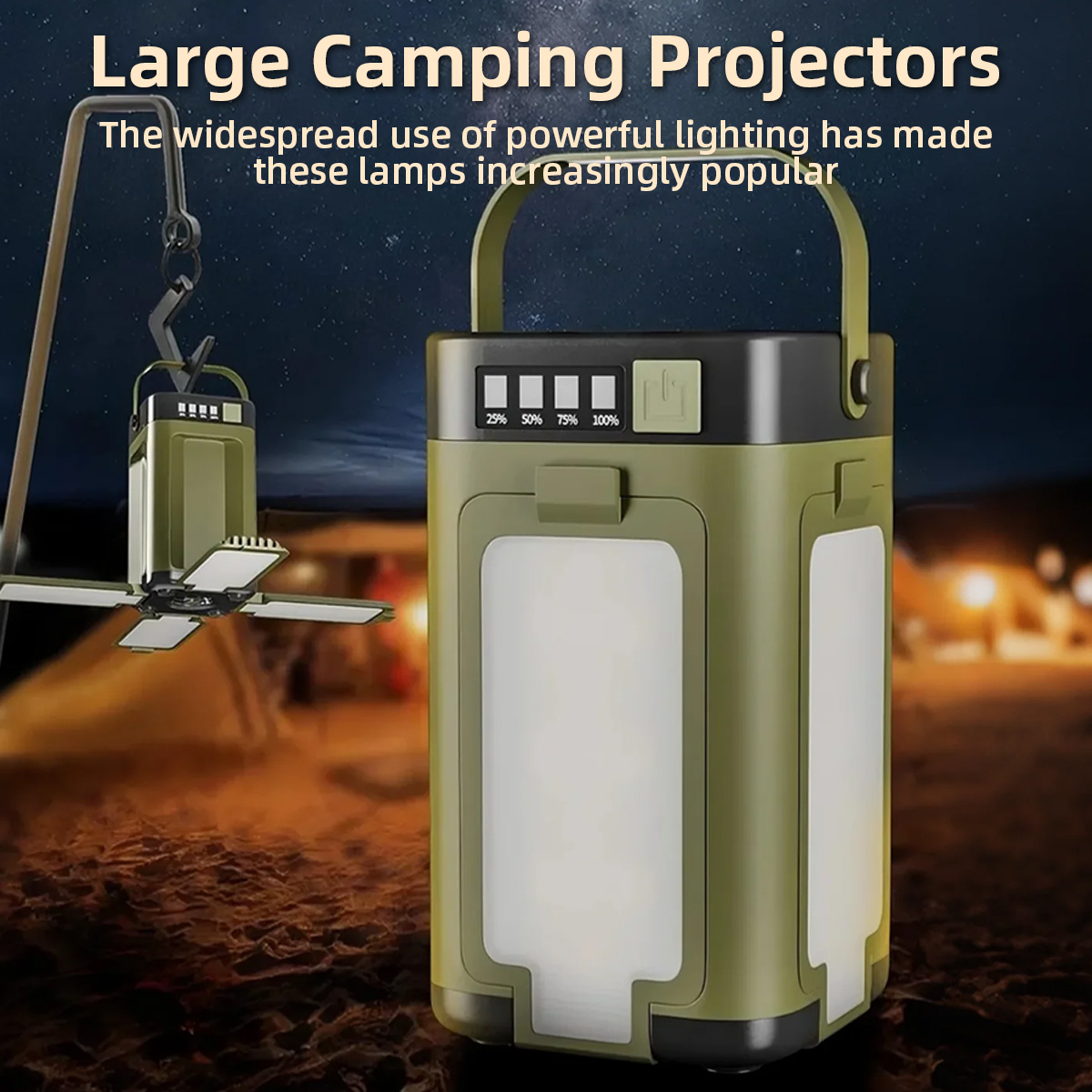Power Outage Light - Lanterna da Campeggio Portatile a Quattro